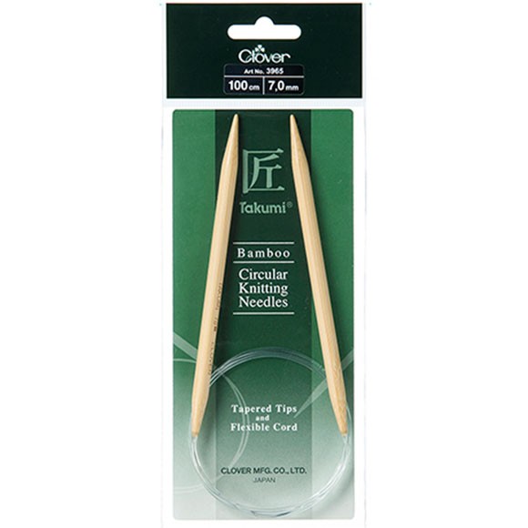 Спицы Clover Takumi круговые бамбуковые