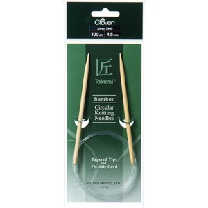 Спицы Clover Takumi круговые бамбуковые