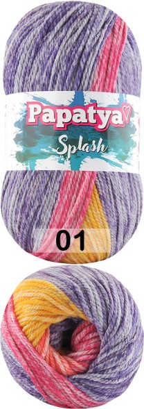 Пряжа Kamgarn SPLASH PAPATYA