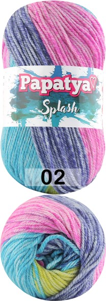 Пряжа Kamgarn SPLASH PAPATYA