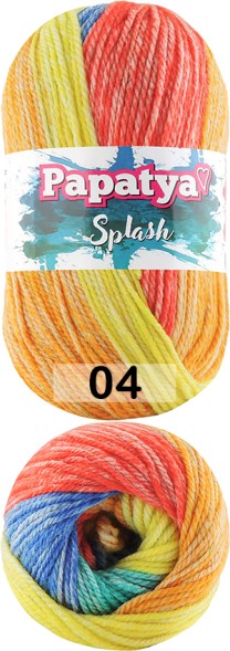 Пряжа Kamgarn SPLASH PAPATYA