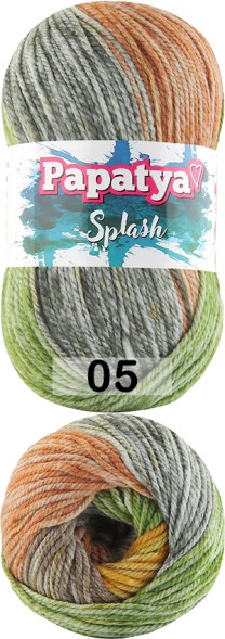 Пряжа Kamgarn SPLASH PAPATYA