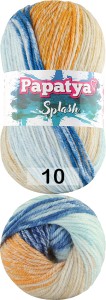 Пряжа Kamgarn SPLASH PAPATYA