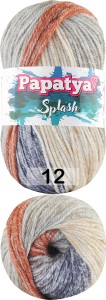 Пряжа Kamgarn SPLASH PAPATYA