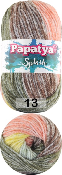 Пряжа Kamgarn SPLASH PAPATYA