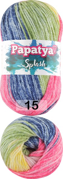 Пряжа Kamgarn SPLASH PAPATYA