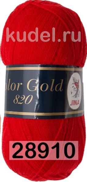 Пряжа JINA Color Gold 820