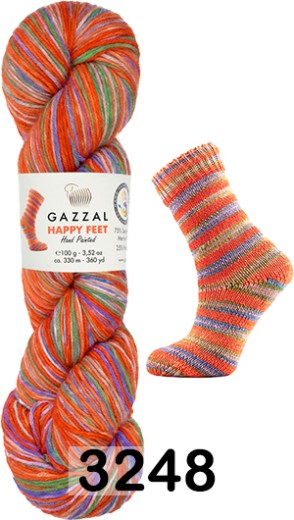 Пряжа Gazzal Happy Feet —