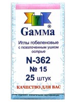 Иглы №15-16 острые гобеленовые GAMMA