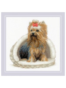 Набор для вышивания Риолис 2152 Йоркширский терьер, 25*25 см
