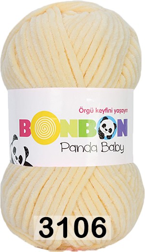 Пряжа Nako Bonbon Panda Baby