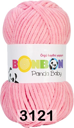 Пряжа Nako Bonbon Panda Baby