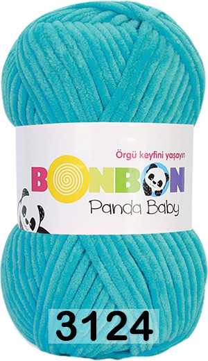 Пряжа Nako Bonbon Panda Baby
