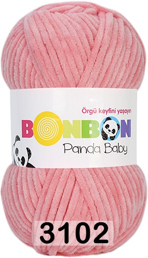 Пряжа Nako Bonbon Panda Baby