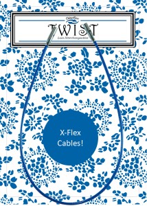 Леска TWIST X-FLEX BLUE CABLES синяя для спиц