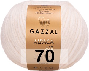 Пряжа Gazzal Alpaca Air