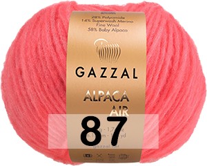 Пряжа Gazzal Alpaca Air