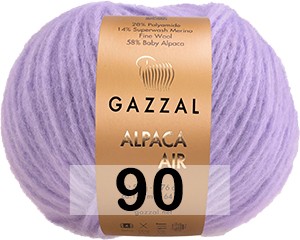Пряжа Gazzal Alpaca Air