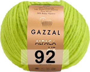 Пряжа Gazzal Alpaca Air