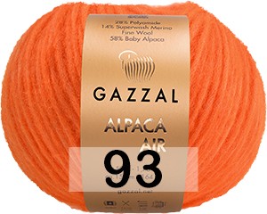 Пряжа Gazzal Alpaca Air