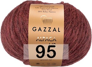 Пряжа Gazzal Alpaca Air