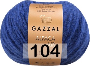Пряжа Gazzal Alpaca Air