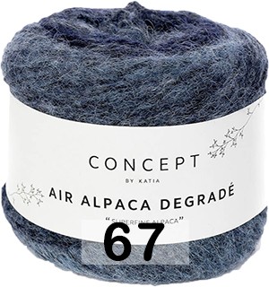 Пряжа Concept Air Alpaca Degrade