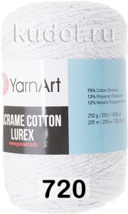 Пряжа Yarnart Macrame Cotton Lurex
