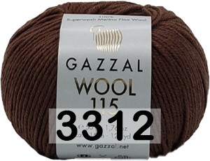 Пряжа Gazzal Wool 115