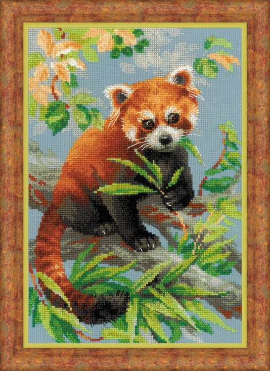 Набор для вышивания риолис 1627 красная панда, 21*30 см