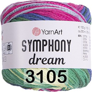 Пряжа YarnArt Symphony Dream в Новороссийске