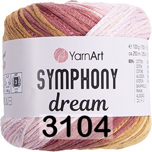 Пряжа YarnArt Symphony Dream в Новороссийске