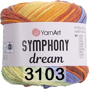 Пряжа YarnArt Symphony Dream в Новороссийске