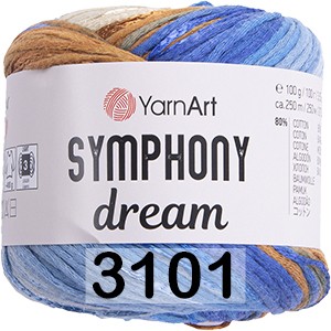 Пряжа YarnArt Symphony Dream в Новороссийске