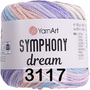 Пряжа YarnArt Symphony Dream в Новороссийске
