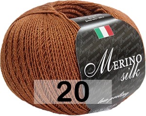 Пряжа Сеам Merino Silk 50