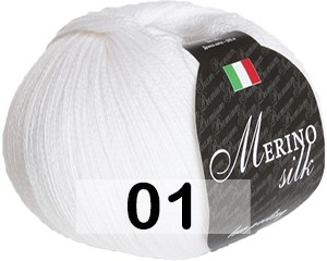 Пряжа Сеам Merino Silk 50