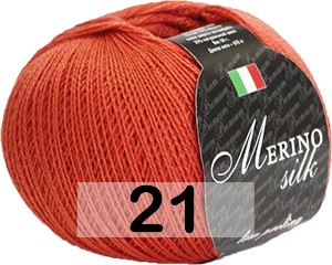Пряжа Сеам Merino Silk 50