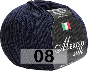 Пряжа Сеам Merino Silk 50
