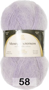 Пряжа Камтекс Мохер с хлопком