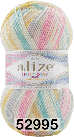 Пряжа Alize Happy Baby New Multi Colors в Чебоксарах