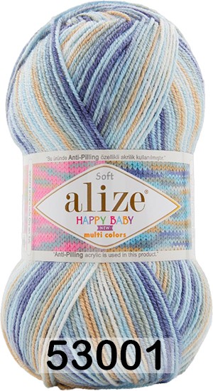 Пряжа Alize Happy Baby New Multi Colors в Чебоксарах