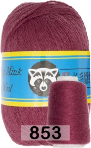 Пряжа Пух норки Long Mink Wool комплект 2 мотка