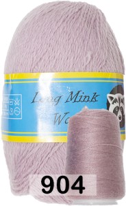 Пряжа Пух норки Long Mink Wool комплект 2 мотка
