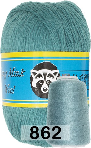 Пряжа Пух норки Long Mink Wool комплект 3 мотка