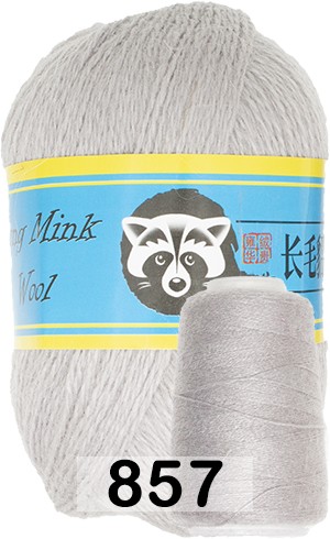 Пряжа Пух норки Long Mink Wool комплект 3 мотка
