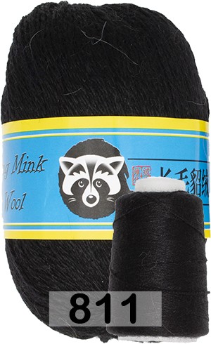 Пряжа Пух норки Long Mink Wool комплект 3 мотка