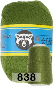 Пряжа Пух норки Long Mink Wool комплект 3 мотка