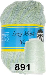 Пряжа Пух норки Long Mink Wool комплект 3 мотка