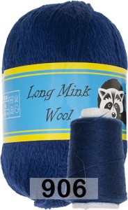 Пряжа Пух норки Long Mink Wool комплект 3 мотка